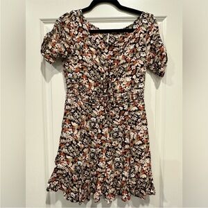 Free People Floral Print mini Dress